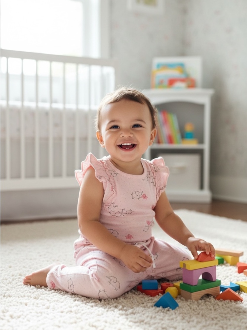 Child of Mine by Carter’s Pink Elephant One Piece